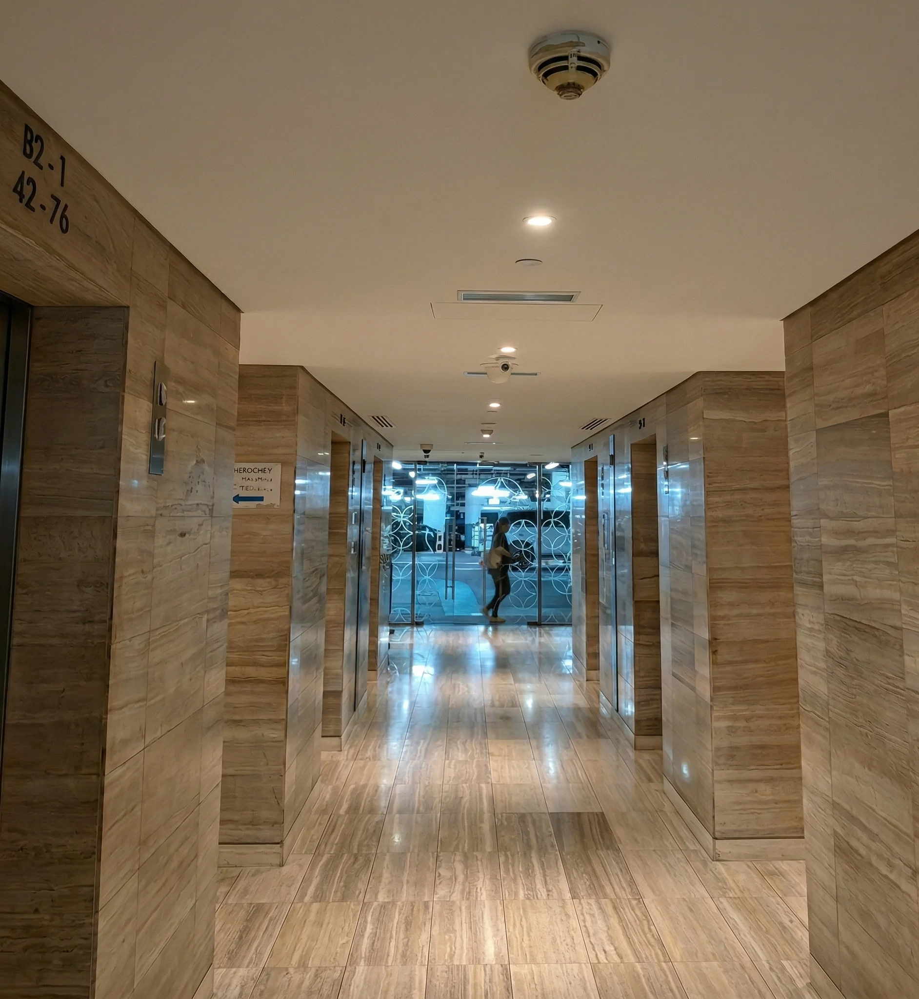 Commercial building corridor floor cleaning and maintenance service Dubai