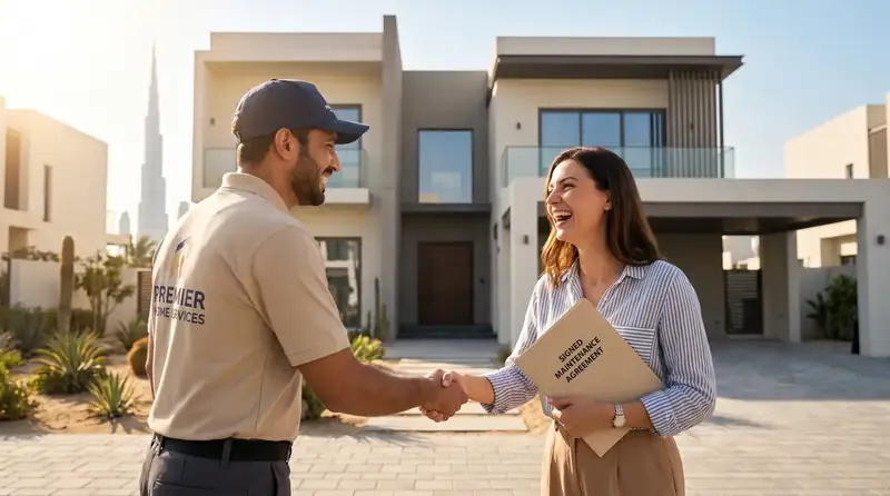 Annual maintenance contract cost breakdown for Dubai properties
